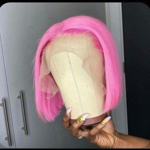 10 inch full lace wig ! (PINK)